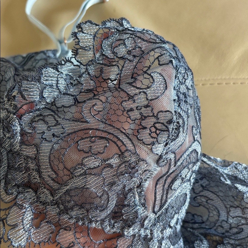 NWT Victoria’s Secret Dream Angels Matching Blue Lace Set - Picture 5 of 5